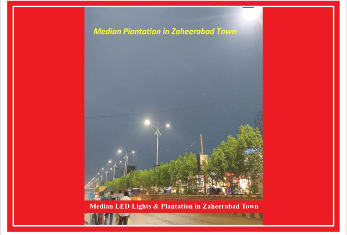 livabletownsts's tweet photo. Energy Efficient through LED Street lighting:
Glowing Ubran towns across the State. A Veiw of Median LED lights at Zaheerabad Municipality. 7,78,405  No.of LED lights installed across 141 ULBs with effort to complete uncovered areas https://t.co/QrU8kHkI2P