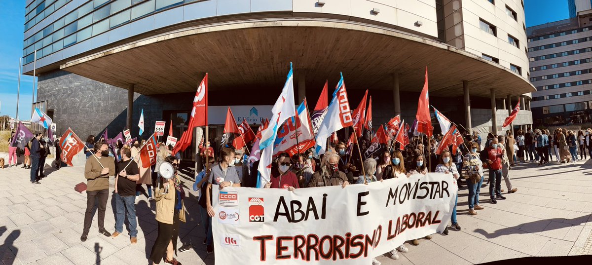 RebelinAluminio's tweet photo. Unha folga máis o lado dxs compañeirxs de #Abai (antiga #Extel) na #Coruña, por que son exemplo de #LoitaObreira ✊✊
#TerrorismoPatronal #xuntxsmáisfortes 
@BNGACorunha @CGTEXTEL @CgtTpCoruna @CIGAbaiCorunha @Neroli21 @CCOOExtelMLG @ConcelloCoruna @Yolanda_Diaz_ @Xunta @Extel6 https://t.co/ftpRc96ugZ