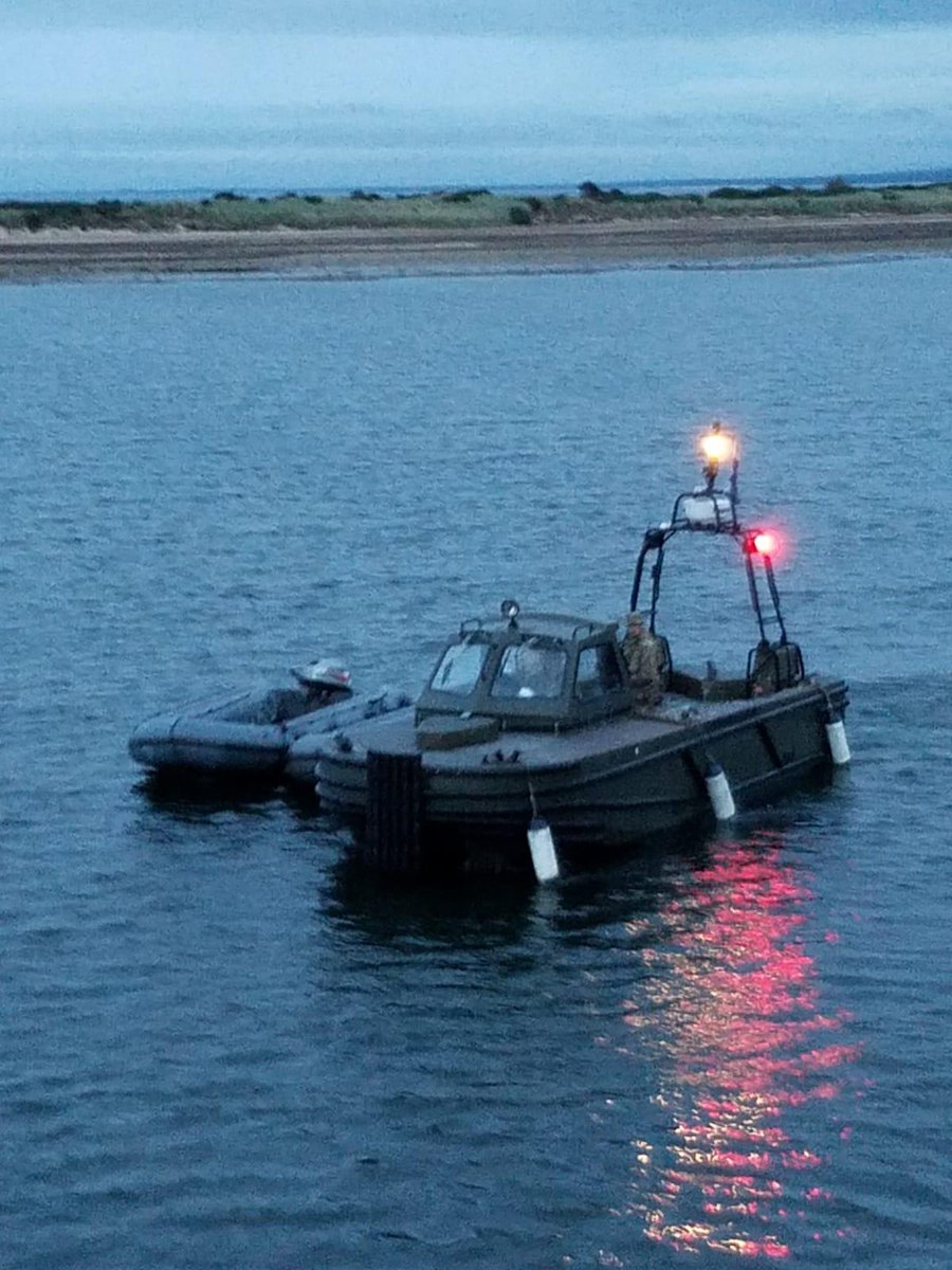 Kinloss_Bks's tweet photo. Moray Firth Diving Exercise – Austere Crusader.  39 Engr Regt Dive Team, working with the REME Recovery mechanics, recovered a sunken vehicle from a port in preparation for a ship to shore pipeline being laid later in the week.
@Proud_Sappers
@ASengaged
@Army_Engagement https://t.co/5up4zci6Zl