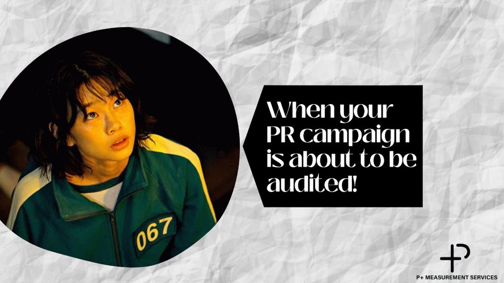 pplusmeasure's tweet photo. As #PublicRelations professionals, #Measurement and #Evaluation help to show areas of improvement. Let us embrace it.
#PRmeasurement #Squidgame #MediaEvaluation #PRaudit #MediaAudit #AMECMM #PRnews #MeasurePR #EvaluatePR https://t.co/YV6J8MFtpq