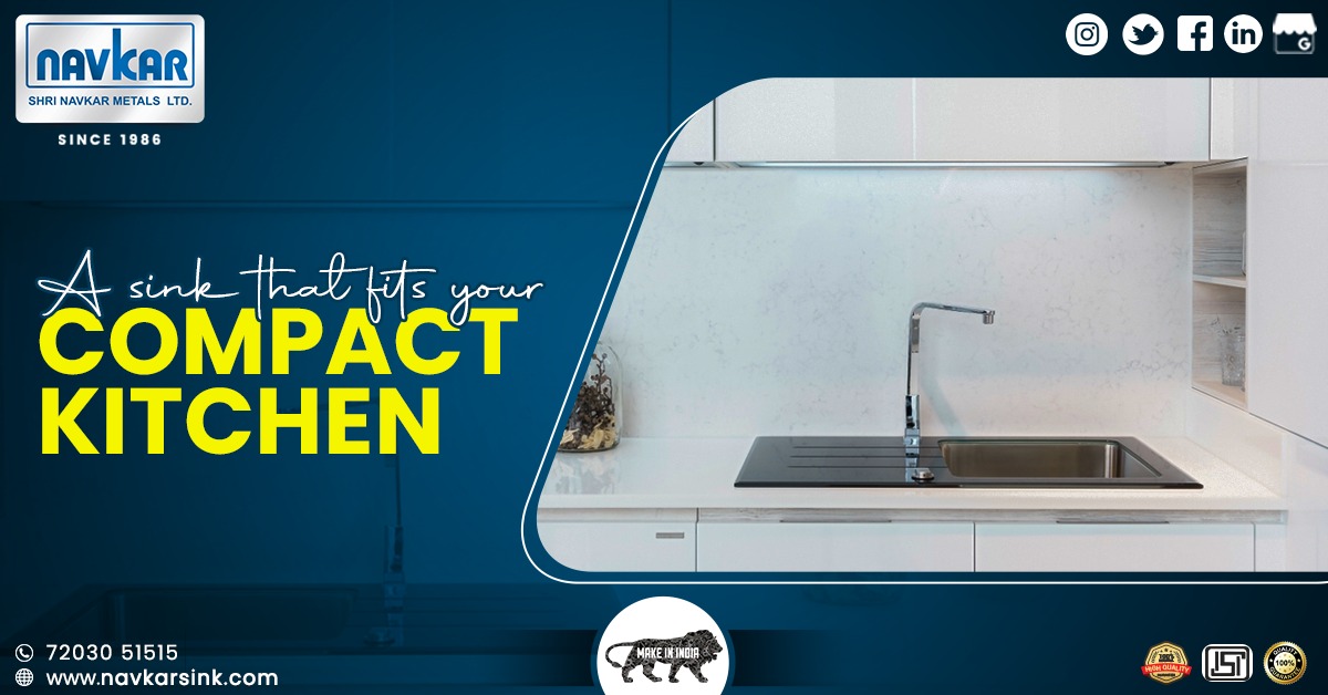 ➡️Need the perfect sink for your small modular kitchen?
We've got you covered. 
✔️Our single bowl single drain sinks are functional, space-saving, and classy in design. 
📞Contact us for orders or queries!