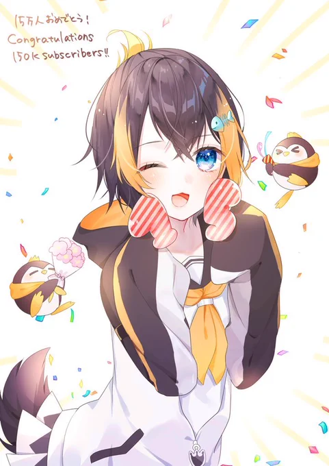 #PetraArt #ペト絵 
15万人おめでとうございます!!🎉🎉🎉これからも応援しております! 