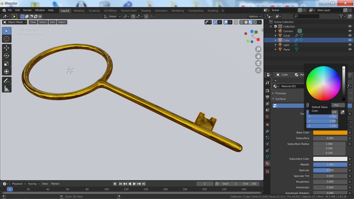 izag82161's tweet image. Blenderで環境テクスチャを使ってみた(右下)

#Blender #HDRIs #3DPrinter #Maker🔰