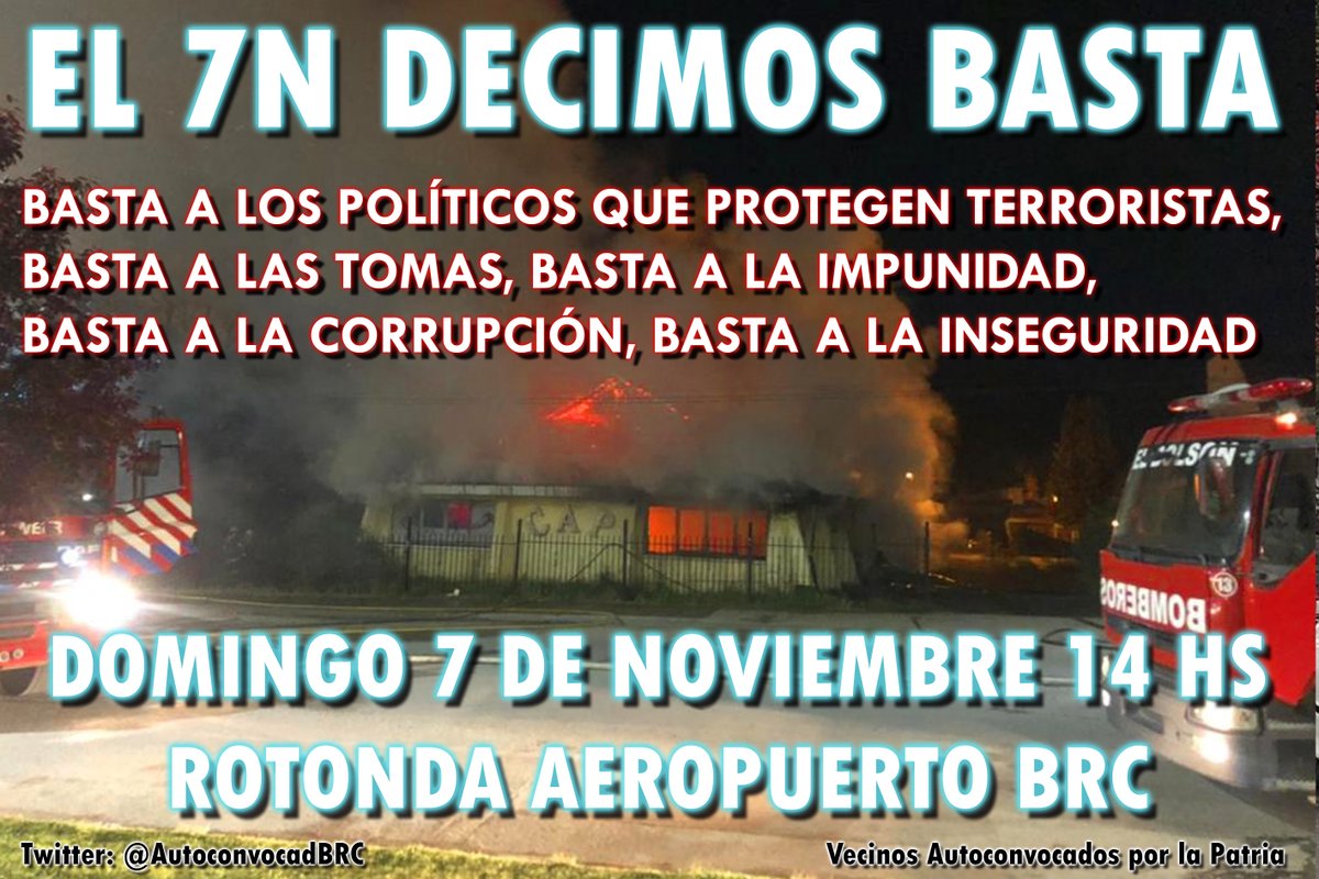 AutoconvocadBRC's tweet photo. Y hoy le tocó a la Sede del Club Andino Piltriquitrón en El Bolsón...😡 EL #7N EN #BARILOCHE DECIMOS BASTA 🤚 #7NYoVOY #ElBolsonEsArgentina #VillaMascardiEsArgentina #BarilocheEsArgentina #NOsonMapuchesSonTERRORISTAS
#ConTerroristasNoSeDialoga
🇦🇷 ¡#DefendamosNuestraSoberanía! 🇦🇷 https://t.co/uIPG1KeiQh