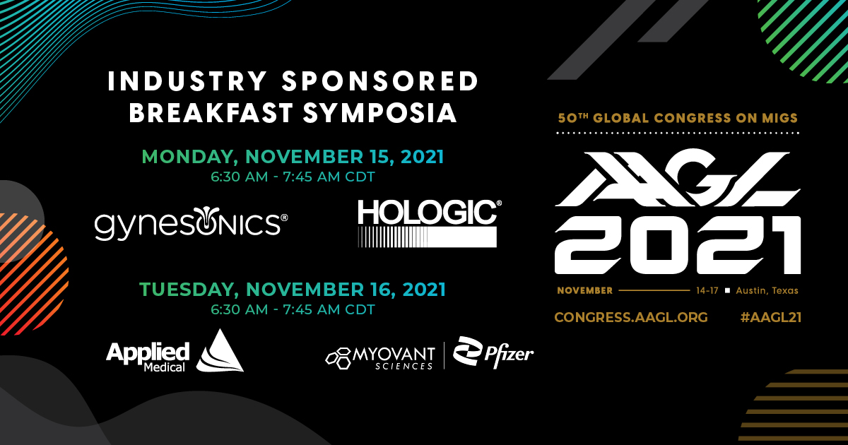 AAGL's tweet photo. #AAGL21 is only one month away! Don’t miss the industry symposia where the latest technology, products, & services in MIGS will be unveiled. Register today and add them to your schedule. https://t.co/oP4u2XZ8tN #AAGL @FMIGS1 @AAGLJMIG @tedleefly #MIGS #SurgeED @abrao_mauricio https://t.co/kcEWs2YTKb
