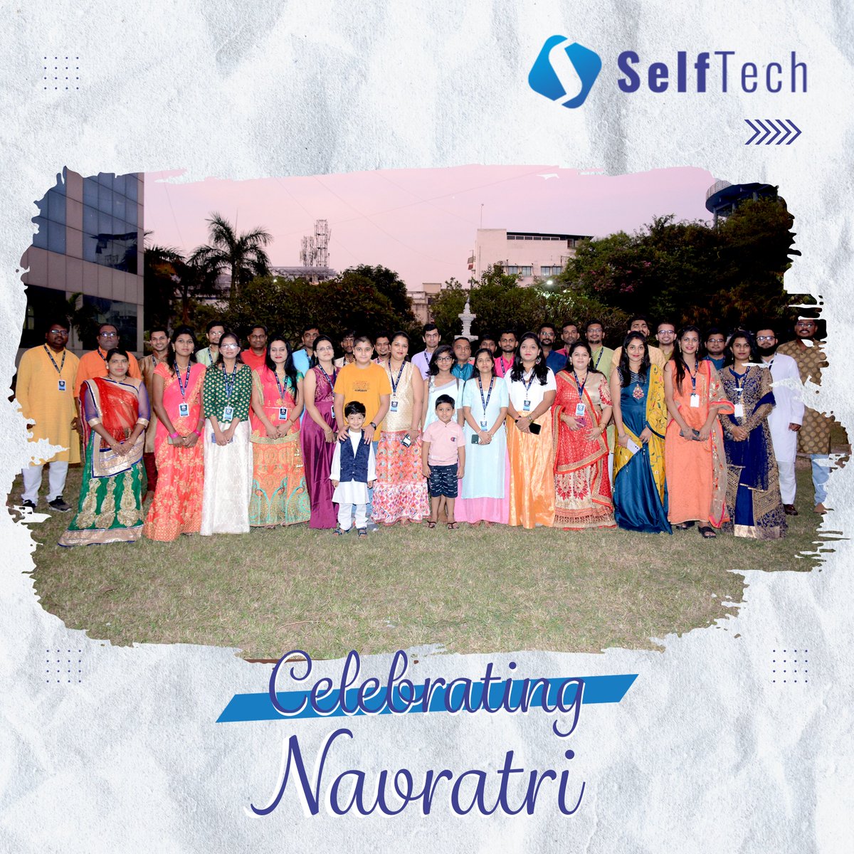selftech_in's tweet photo. Gleaming 9 days in 9 different Colors!!!

Sharing a few glimpses of the SelfTech family's 9 days Navratri celebration.
.
.
.
#celebration #selftechteam #selftechfamily #team #workculutre https://t.co/rDtKrztMEA