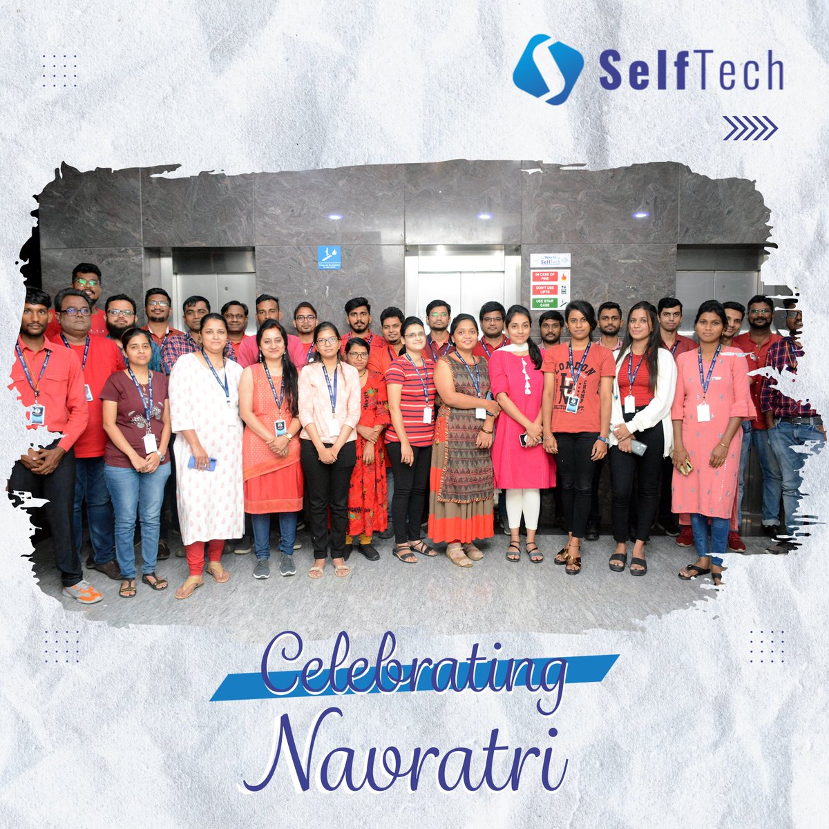 selftech_in's tweet photo. We all enjoyed the Navratri fest with full zeal.
Followed the color theme and even learned &amp; explored the importance of these special 9 colors which gave us the memories to remember for a lifetime!!

#sefltech #celebrations #team #navratri #dussehra https://t.co/qkTB9ydYkO