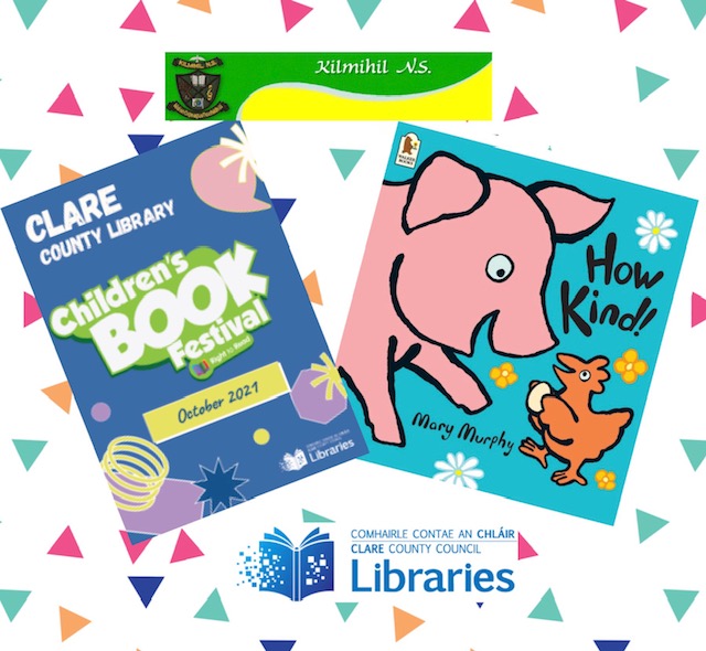 clarelibrary's tweet photo. We had a great Interactive Children’s book event today with Author Mary Murphy and Kilmihil NS Junior/Senior infants class .There were lots of Questions from all the children and they also shared one of their classroom kindness stories with Mary.
#clarelibrary #cbf #kilmihil https://t.co/RNpVZ7HRk9