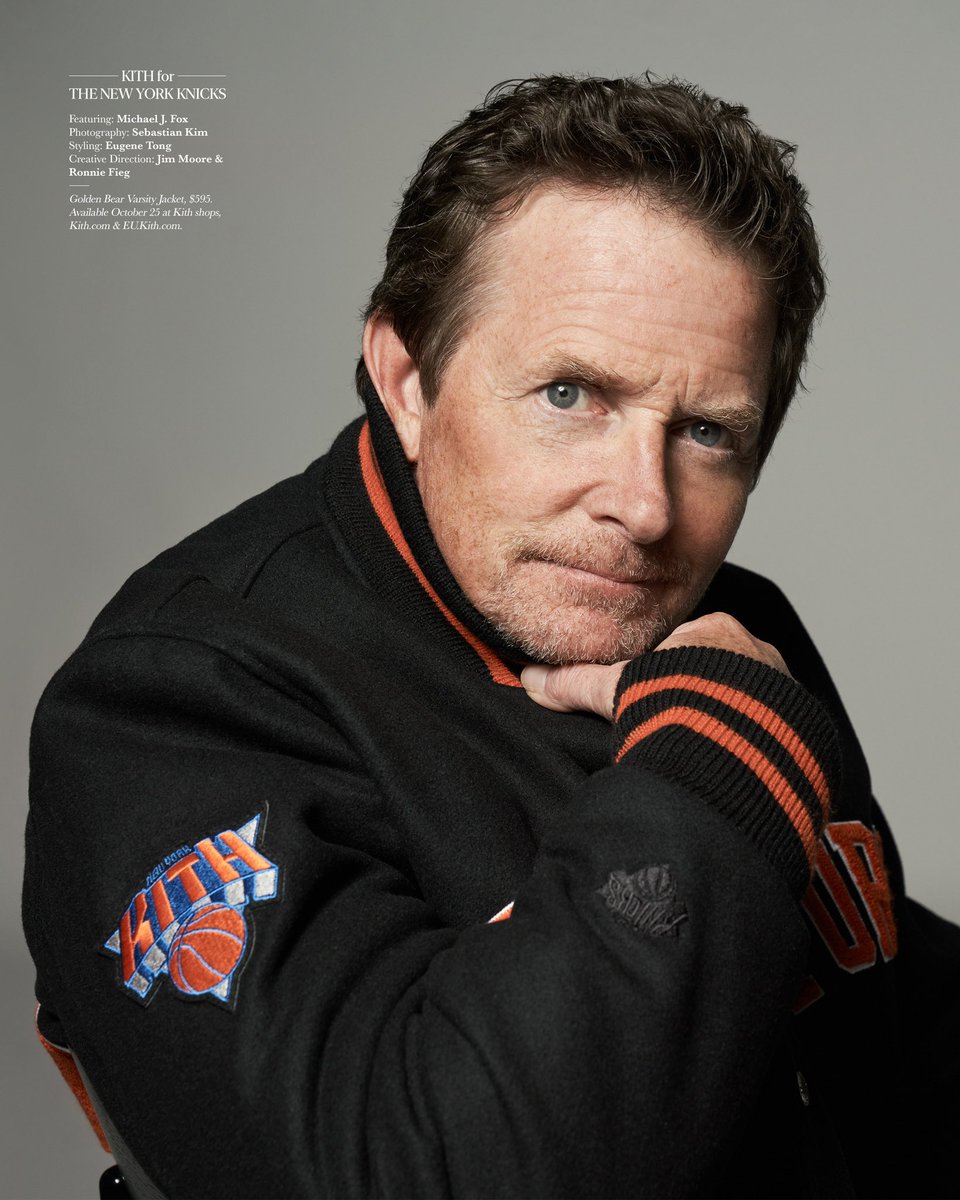 KITH's tweet image. Michael J. Fox for Kith &amp;amp; the New York Knicks