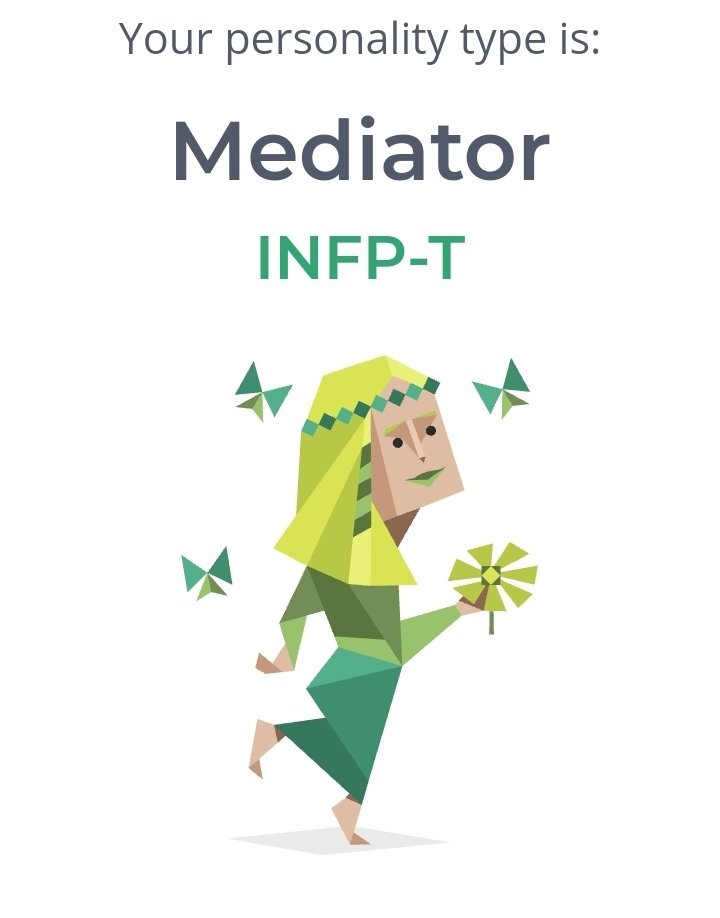 SimranV98920373's tweet photo. I got same as Taehyung @BTS_twt 
Taehyung ah our thinking, choices , personality is same 😍

#INFPT https://t.co/gw1RNxbkGs