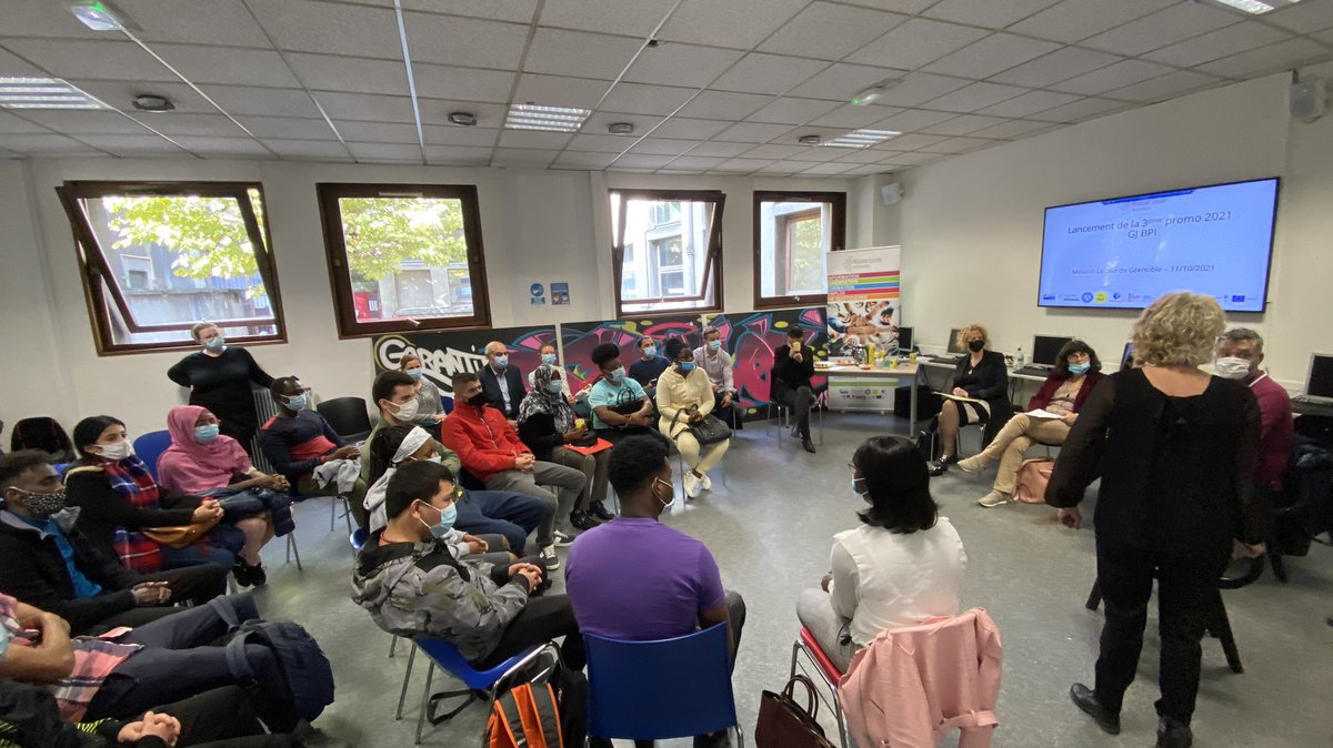Cet après-midi nous recevons la visite de Mme la sous préfète BEREGI, à l'occasion du lancement de la 3e promo Garantie Jeunes pour les Bénéficiaires de la Protection Internationale