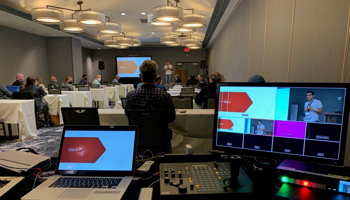 Last week in Santa Clara, CA. 
Keep the in-person shows coming! We are here to service your event no matter where and no matter the size. 

pavt.com

#inpersonevents #eventprofs #conferences #audiovisualproduction #eventproduction