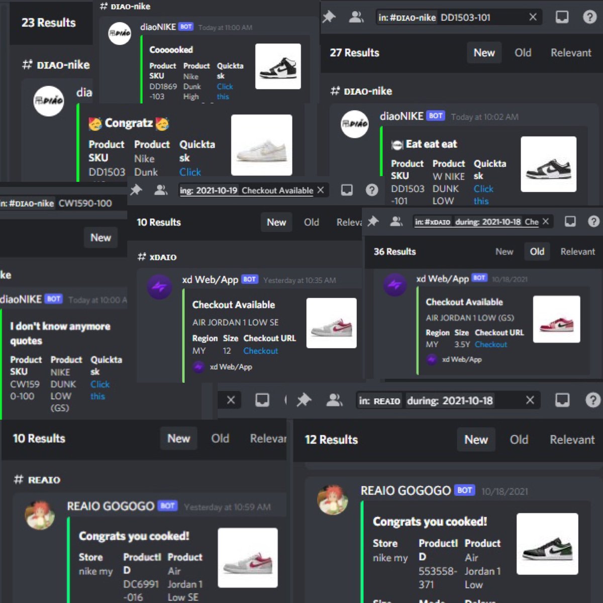 ElsaandAnna44's tweet image. Abit mess😵‍💫Some Success in the Nike Week
S/O @diaoSNKRS @RE_AIO @xdAIObot @WashedFNF_MY @whatisfnf @sgchefs @SuccessPookyy @Profess0r__ @PumpkinProxy …