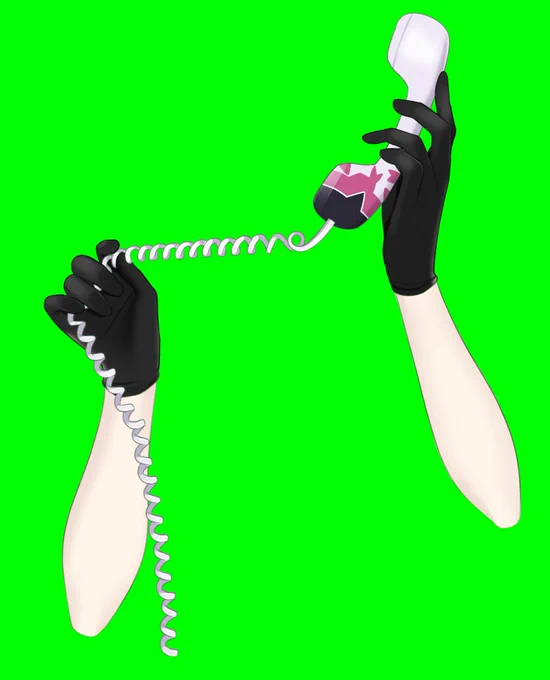 電話っ 
#自由に使えVTuber #VTuberAssets  #ksonART 