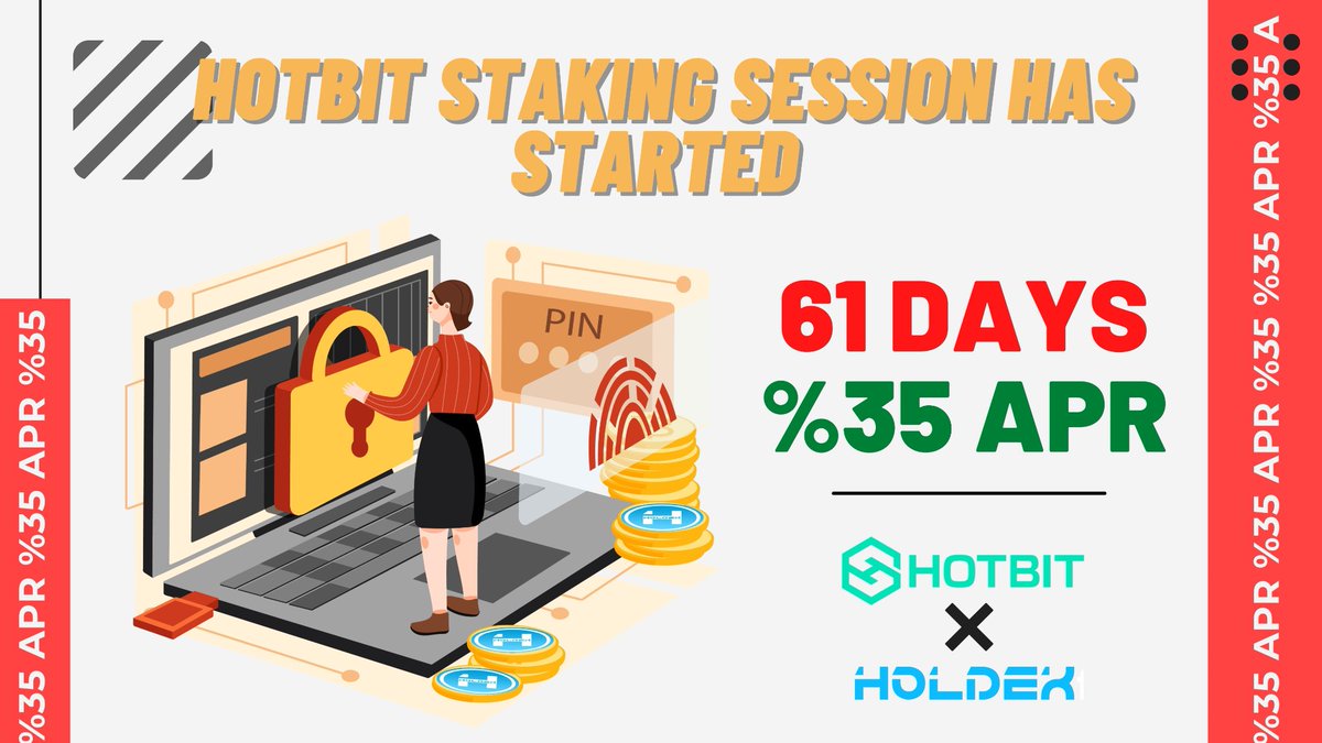 Dear Holdex Holders!

Good news! here we are with a new agreement! You will now be able to stake your Holdex Tokens with high earnings on HotBit exchange.

💫35% earning rate for 61 days!

🔗hotbit.io/invest/detail/…