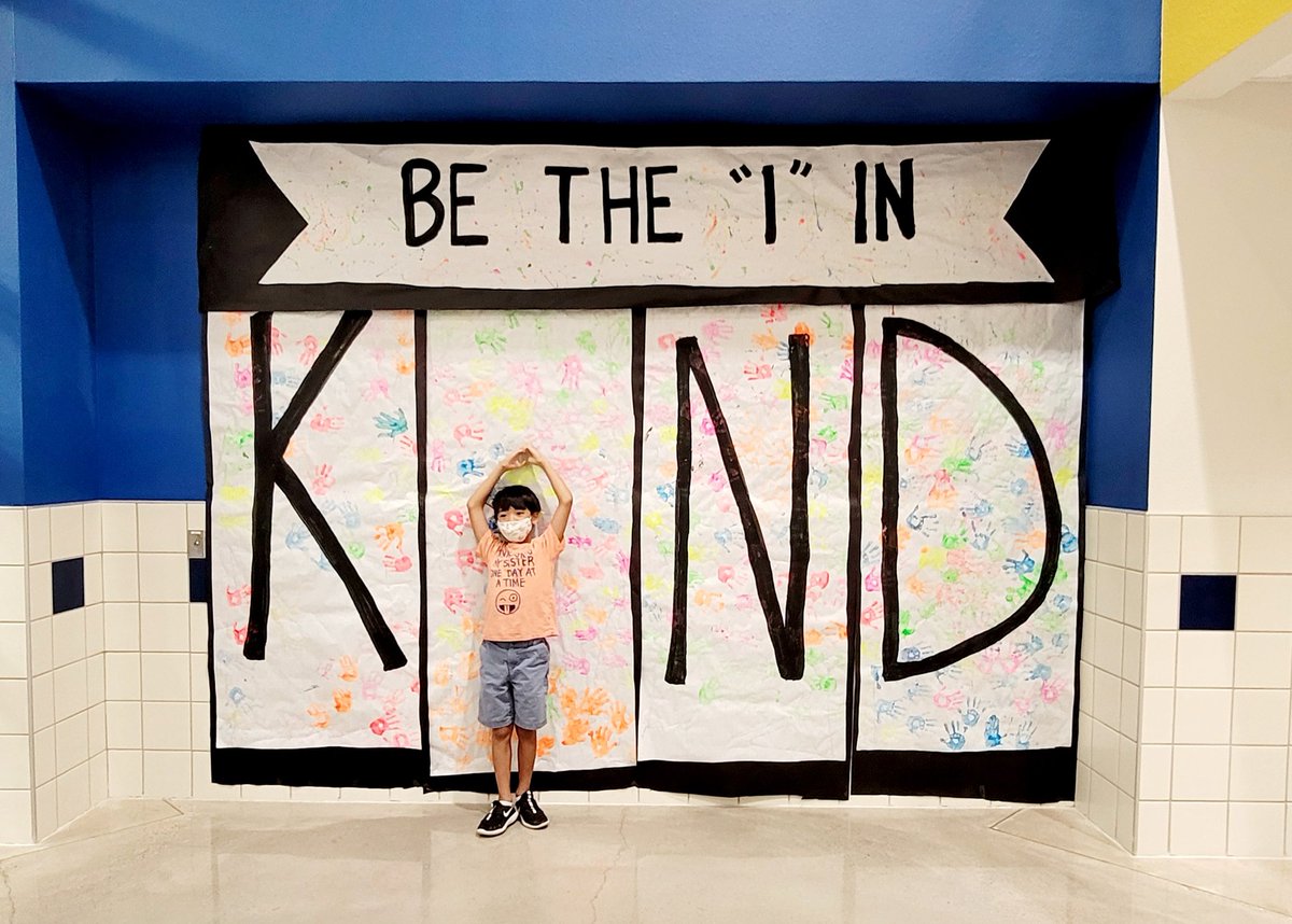 MeganZembik's tweet photo. #BESUnityDay2021 has begun!! Be the "I" in kind! @Buda_Bulldogs @HaysCISD @FRIENDStxps @Noble_HCISD #BEStinfluencers https://t.co/dCwPXX5k2u