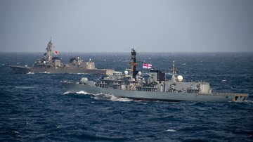 #USNavy, Royal Navy, Japan Maritime Self-Defense Force and Royal Australian Navy wrap up Maritime Partnership Exercise #MPX2021 in Indian Ocean