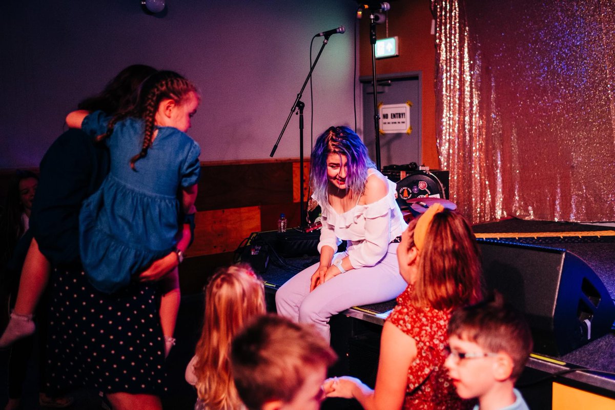 mwmcharity's tweet photo. Then @franminney relaxed us all with her beautiful music @ace_national @IVW_UK @Nath_Brudenell #Accessible #Inclusive #FamilyFun #Leeds #MiniGig https://t.co/U4YSY7dPYs