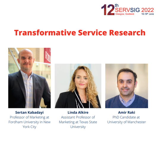 Call for Papers for the 12th SERVSIG Conference (Glasgow)
12th SERVSIG Conference
16-18 June 2022
Glasgow, UK
Abstract submission deadline: 26 November 2021
More here: bit.ly/3F2O6ya
