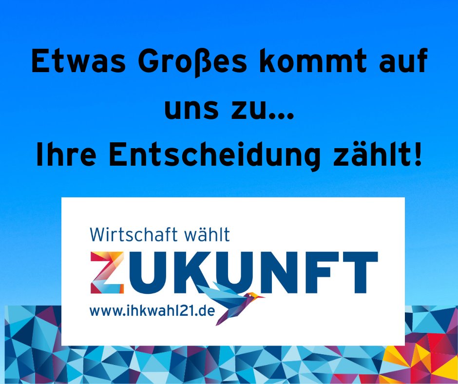 Die Kandidat:innen für die #Vollversammlungswahl stehen fest! Wir freuen uns über Unternehmer:innen, die sich für die Wirtschaft im Mittleren Ruhrgebiet engagieren wollen. Gewählt wird ab dem 05.11.21! Schauen Sie sich die Profile in unserem Wahlportal an: ihkwahl21.de