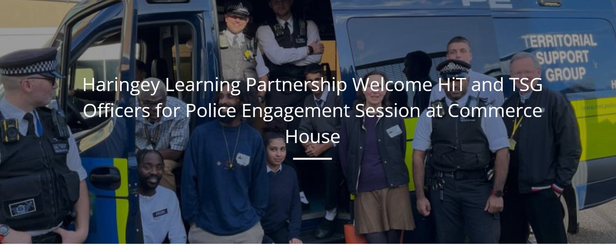 MetTaskforce's tweet photo. A Great write up and explanation of one our many engagement activities and why we do them. Thank you #HopeInTottenham #TSG #Taskforce The opportunity to speak to young people in an open non policing setting is invaluable https://t.co/CbwAvBBRKK