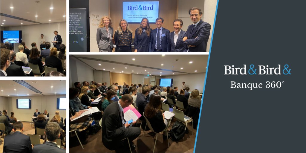 twobirdsFR's tweet photo. Les équipes de Bird & Bird ont reçu hier matin une centaine de clients lors d'un échange sur l'actualité bancaire. Bravo à nos associés et rendez-vous pour la prochaine édition en 2022 ! @borismartor @MeravGriguer @JOLYCathie #Banque360 https://t.co/yVZ36YCZvx