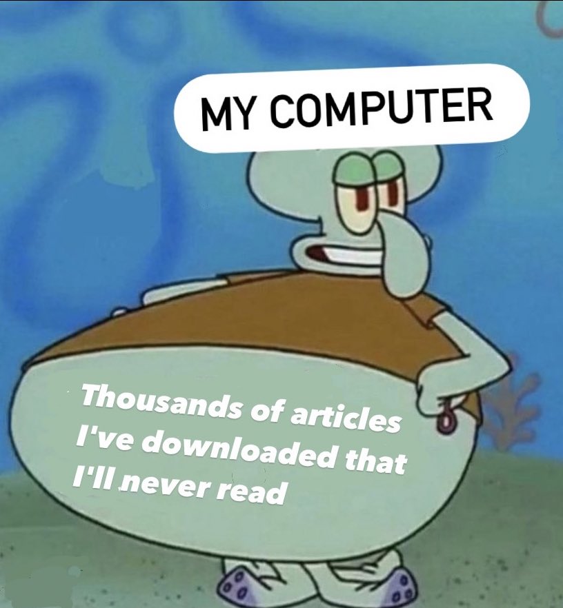 Every time I do a literature review #phdlife #phdchat #AcademicTwitter