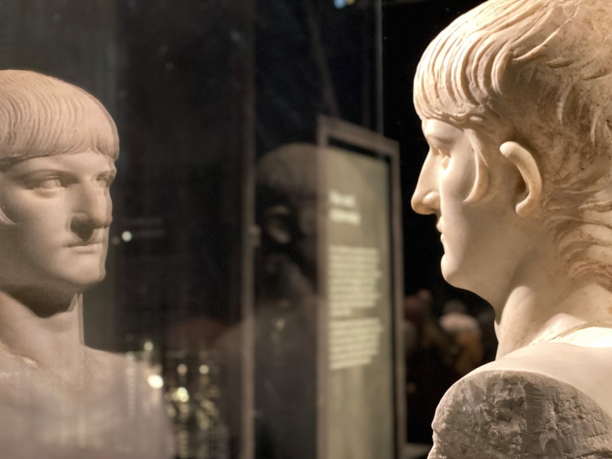 KSC_Classics's tweet image. Nero exhibition with Sixth Form Classics students