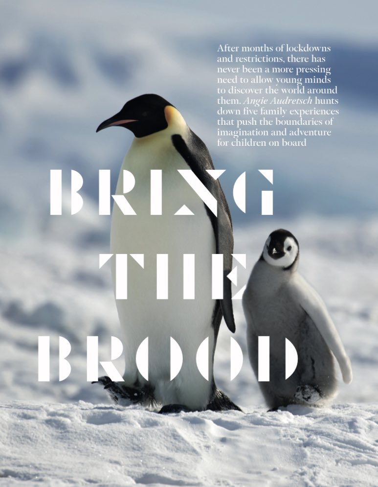 This month's <a href="/boatint/">BOAT International</a> features my article on 5 of the best family #superyacht adventures. Snorkelling between tectonic plates in Iceland, National Geographic filming in Costa Rica, pirate bootcamps, snowball fights in Antarctica—get ready to set see the world differently.