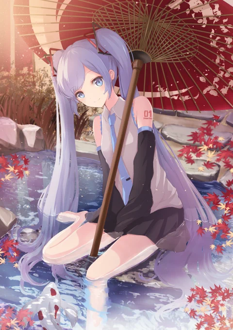 再掲 イラコンで描いたミクちゃん 