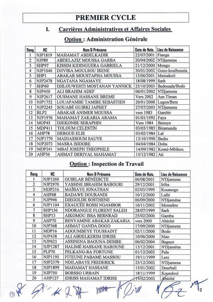Ena_Tchad's tweet image. Les résultats des concours d’entrée à l’ENA sont connus.