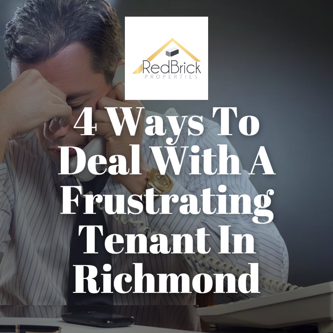 Tenants aren't all perfect. If you're a landlord, you may be learning this the hard way. Here are 4 ways to deal with a frustrating tenant.  redbrickrva.com/i/CR32/ #redbrick #rva #investor #richmond #rvarealty