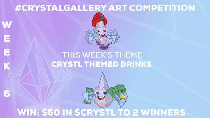Crystl_Esp's tweet photo. ¡Concurso de arte! 🎨🏆
¡Esta sexta semana de #CrystalGallery tenemos un poco de sed! 😁🥤
¡Dos ganadores talentosos recibirán $50 en $CRYSTL por diseñar la MEJOR Bebida Temática 💎 $CRYSTL! 🍹
REGLAS 👇
📌 Me gusta, RT y etiqueta a 3 amigos
📌 ¡Responde con tu entrada!
#DeFi https://t.co/CoVJezbU6y