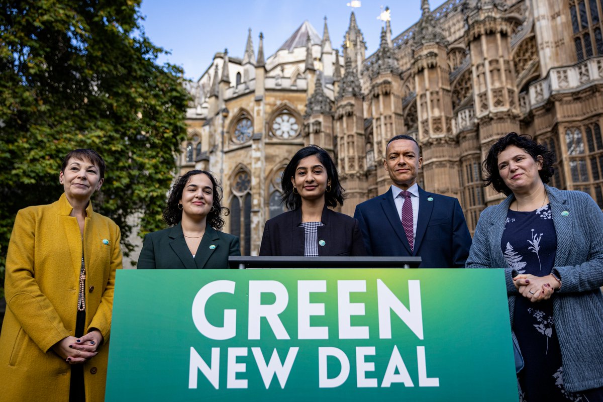 Today, cross party MPs showed real political leadership by introducing the groundbreaking #GreenNewDeal bill in Parliament. This bill is our first step towards creating a future in which we can all thrive.