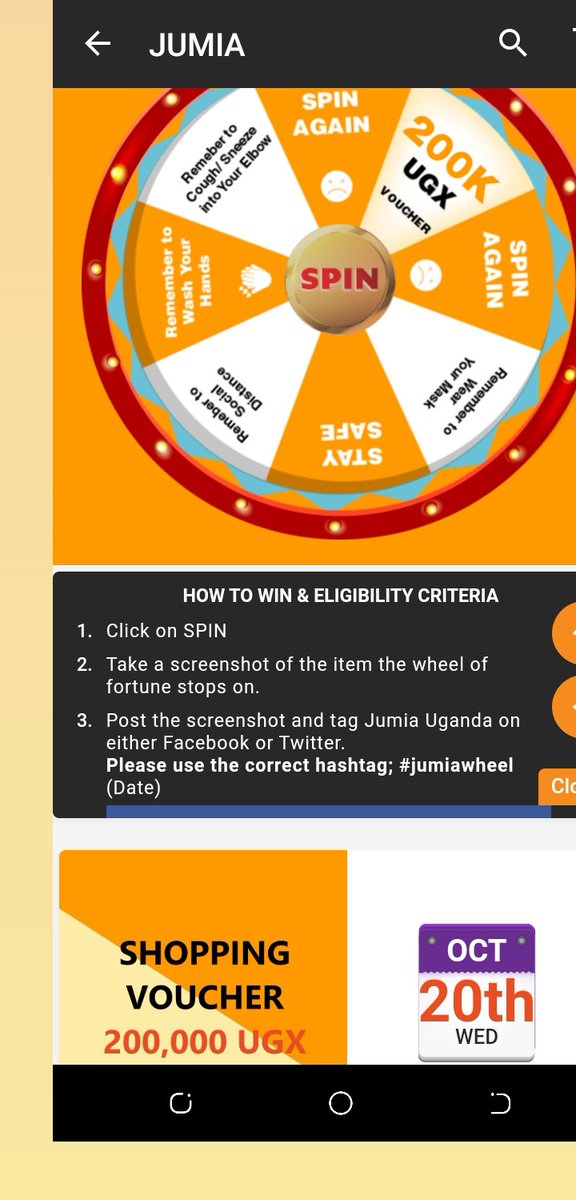 kaunda71's tweet photo. There you have it @JumiaUG #jumiawheel(20/Oct/2021) https://t.co/tt2ofSJKvQ