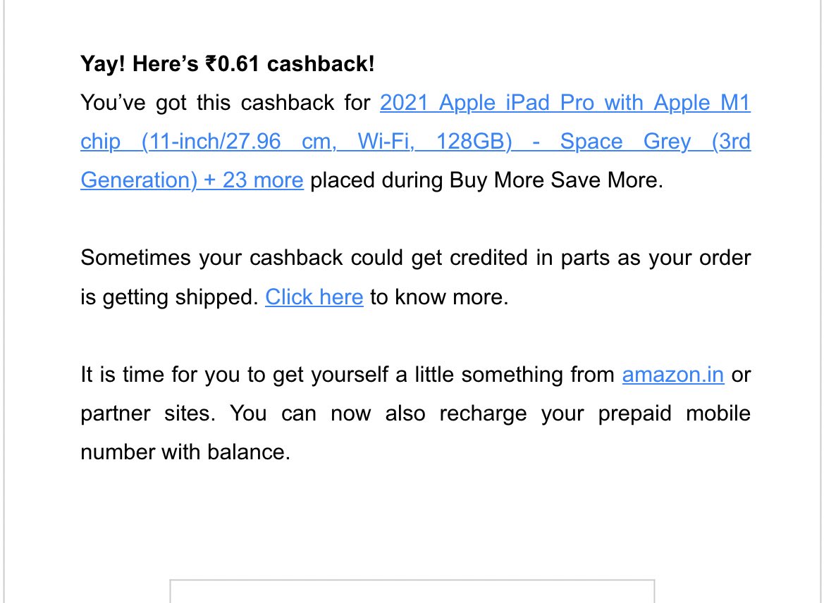 TradingBanker's tweet photo. #amazon knows how to make you giggle whilst they deliver an item from your bucket list. #nomorePC #cashback https://t.co/atEjleyOGE