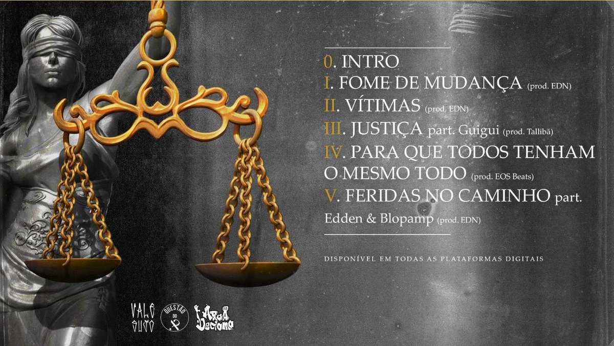 Pegreen_qdx's tweet photo. PARA QUE TODOS TENHAM O MESMO TODO💿⚖
26/10 disponível pra vocês no @YouTube , @SpotifyBrasil e nas outras plataformas digitais pela @ONErpmbr 🔥🙏
-
-
Compartilhem muito!!
#rapvda #rapnacional https://t.co/4ISv01xVQc