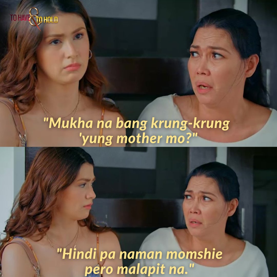 GMADrama's tweet photo. We just looooove Erica and Momshie's relationship! 💖 Good vibes always! 😂

#THATHTheLongWait #ToHaveAndToHold https://t.co/tCj3jGQhRI