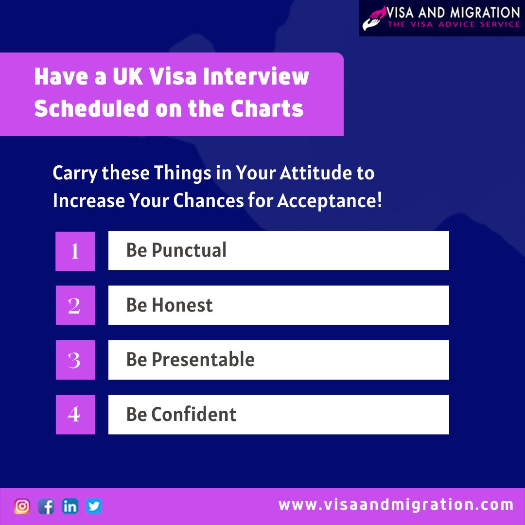 visamigrationuk's tweet image. Need more help with preparation for the Interview? 
Contact Us Now for Expert Advice!
visaandmigration.com/contact.html
.
.
.
.
.
.
.
#visainterviewtips #tips #wednesday #visa #UKvisa