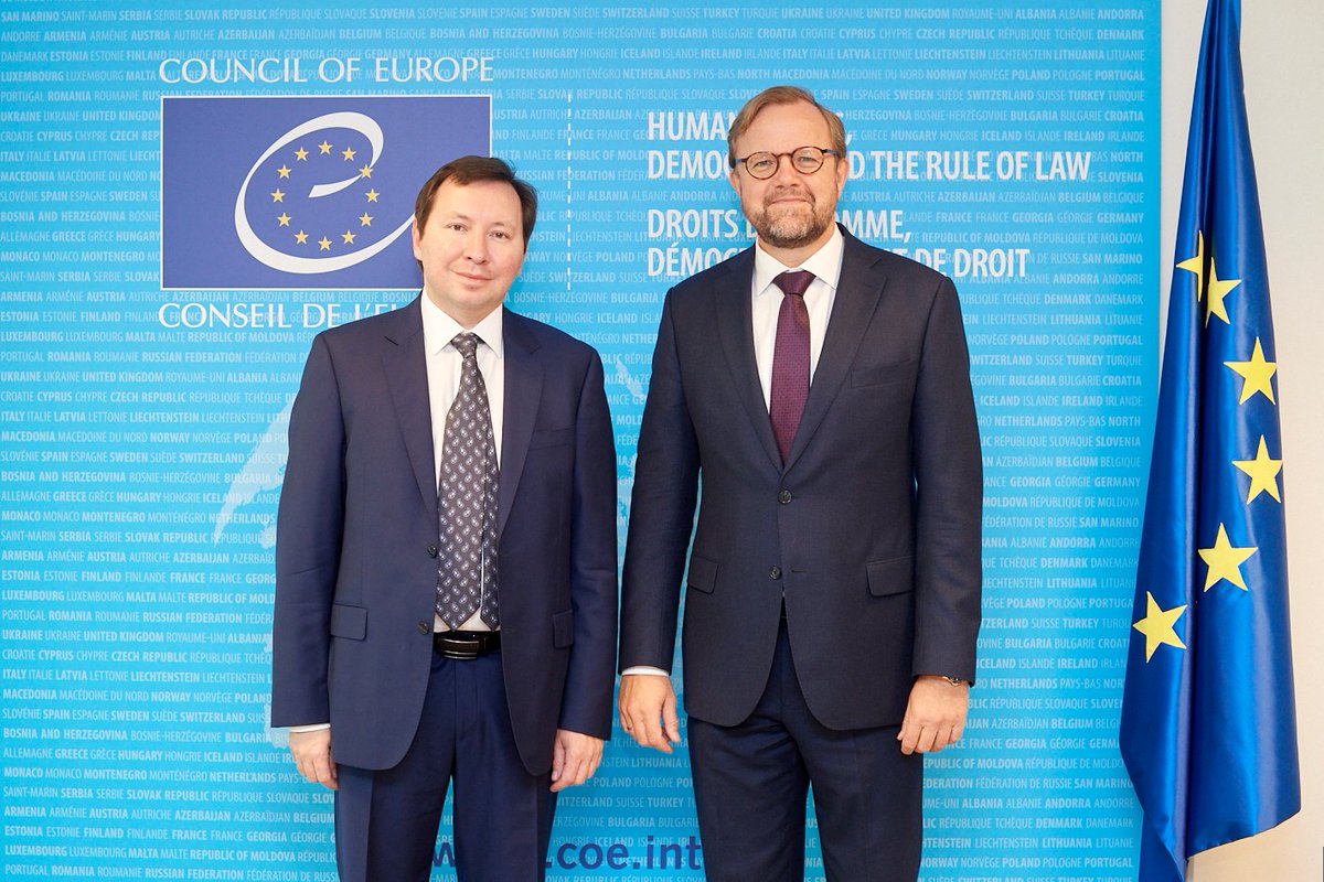 Member States encouraged to ratify the #MEDICRIME Convention @MedicrimeC the first and only criminal-law instrument dealing with combating false #medicalproducts #fakemeds

Very good discussion this morning with Chair of MEDICRIME Com: Dept. Minister of Health, Mr Sergei Glagolev