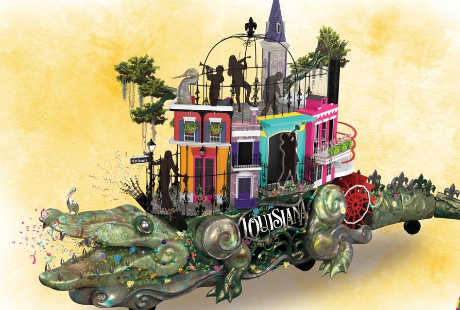 NOLAnews's tweet photo. Louisiana residents can see a piece of their home state during the Macy’s Thanksgiving Day parade. 

Officials have spent $1.375 million to feature a 60-foot alligator float to “put Louisiana on a national and international stage."

https://t.co/Q0vlQVxyHA https://t.co/w0BBUsahCs