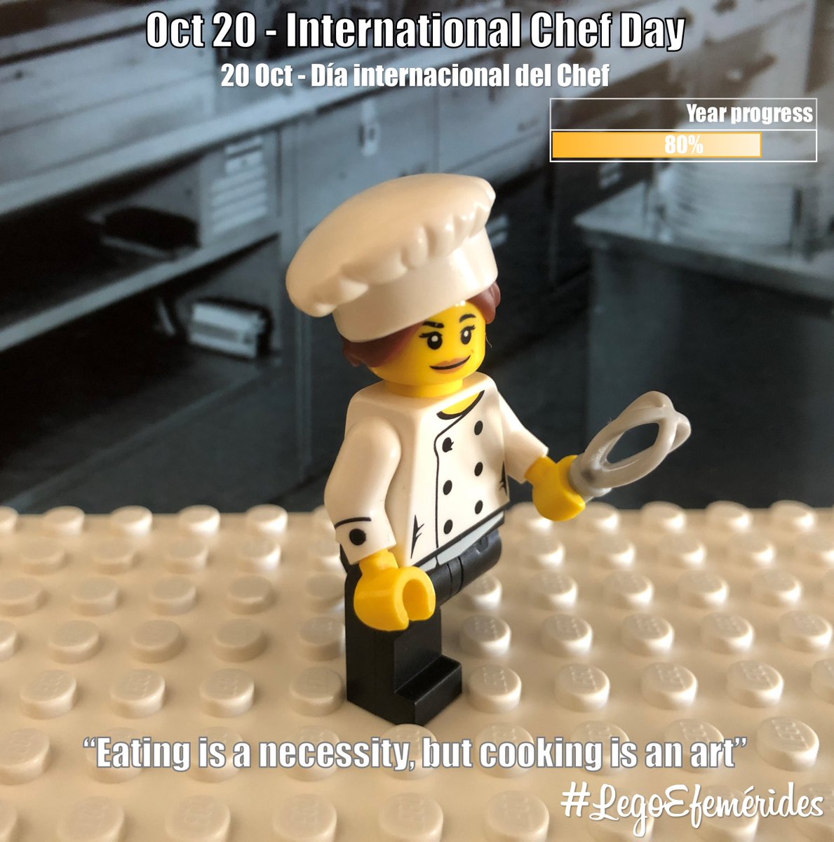 ephemebricks's tweet photo. #Oct20 - #International #ChefDay
#20Oct - Día internacional del #Chef
#Eating is a necessity, but #cooking is an #art
---
#20deOctubre #InternationalChefDay #DíaDelChef …
#Minifigures : #col288
#EphemeBricks #LegoEfemérides #afol #lego #toycollector #toyslagram #legop https://t.co/jQT2WOyCKw