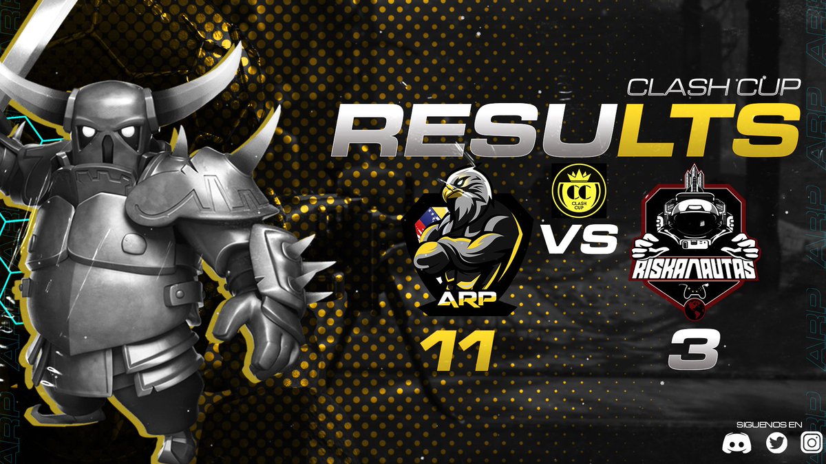 Conseguimos la segunda victoria en la <a href="/ClashCupCR/">Clash Cup</a> frente a <a href="/Riskanautas/">RISKANAUTAS</a> y así continuar en los primeros lugares de la tabla.