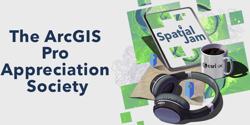 esriuk's tweet image. Do you want to discover top tips for a smoother Pro Experience? Join our latest episode of the Spatial Jam Podcast for a meeting of the ArcGIS Pro Appreciation Society, where you’ll learn hidden gems, favorite features and top tips.
Listen Here ow.ly/HZc750Gu6m9