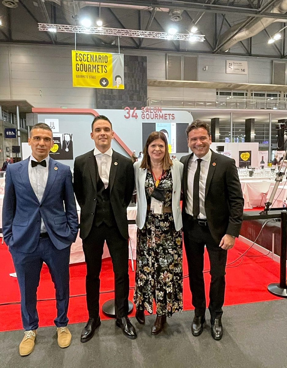 Listos para el concurso #MejorSumillerdeEspaña de la <a href="/UAESsumilleres/">UAES</a> en #SalonGourmets2021