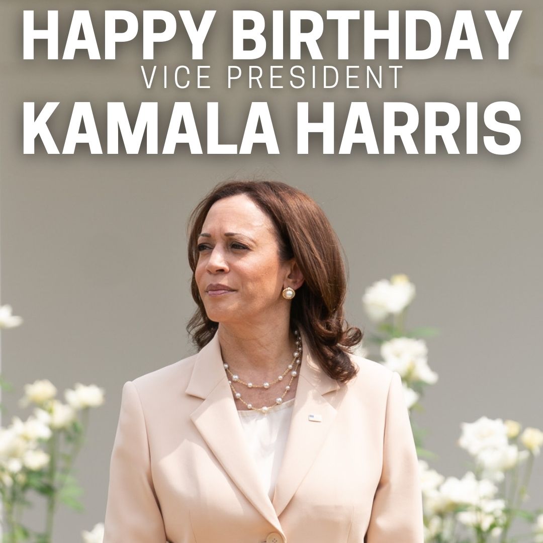 Happy Birthday Vice President Kamala Harris 