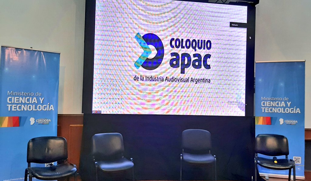 cytcordoba's tweet photo. Estamos listos para comenzar con el #coloquioAPAC. Hoy hablamos de la actividad audiovisual como Economía del Conocimiento. 
Podés seguirlo en vivo desde acá ⬇️
https://t.co/0jJIWdqpza https://t.co/p4W1RSluXw