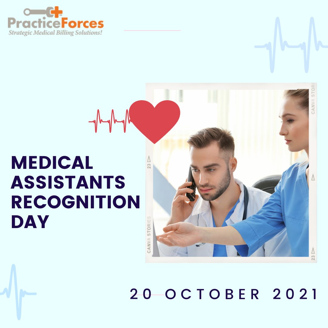 practiceforces's tweet image. It is Medical Assistants Recognition Day!  A big thank you to all medical assistants delivering quality patient care.

#medicalassistantsrecognitionday #medicalcodingexperts #medicalassistants #medicalassistantstudent #medicalassistantsrock #practicemanagement #practiceownership