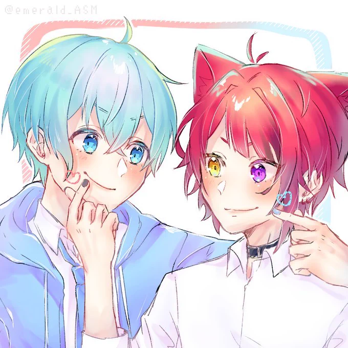 ころりーぬ❤️💙
#りいぬぎゃらりー #ころんぎゃらりー 