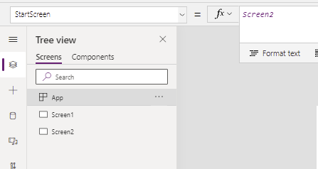 PieterVeenstra's tweet photo. In the past the start screen always had to be the first screen in Power Apps. You can now set the StartScreen property instead. https://t.co/h1P7svSVpx